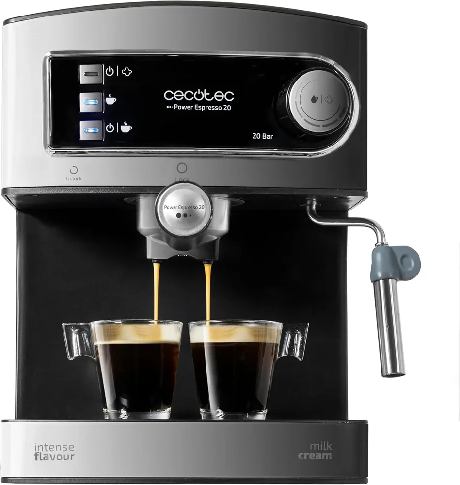 Cecotec Power Espresso 20 - Cafetera Espresso Manual